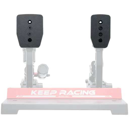 SIMAGIC Flat Dual Pedal Plates Set for P1000/P1000i Systems