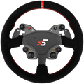 SIMAGIC GT1 Round Steering Wheel 330 mm, Shifter Paddles, QR70, suede, S210