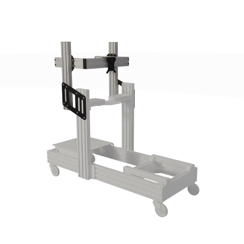 EG EVO Single Screen Add-On - Standard Aluminium