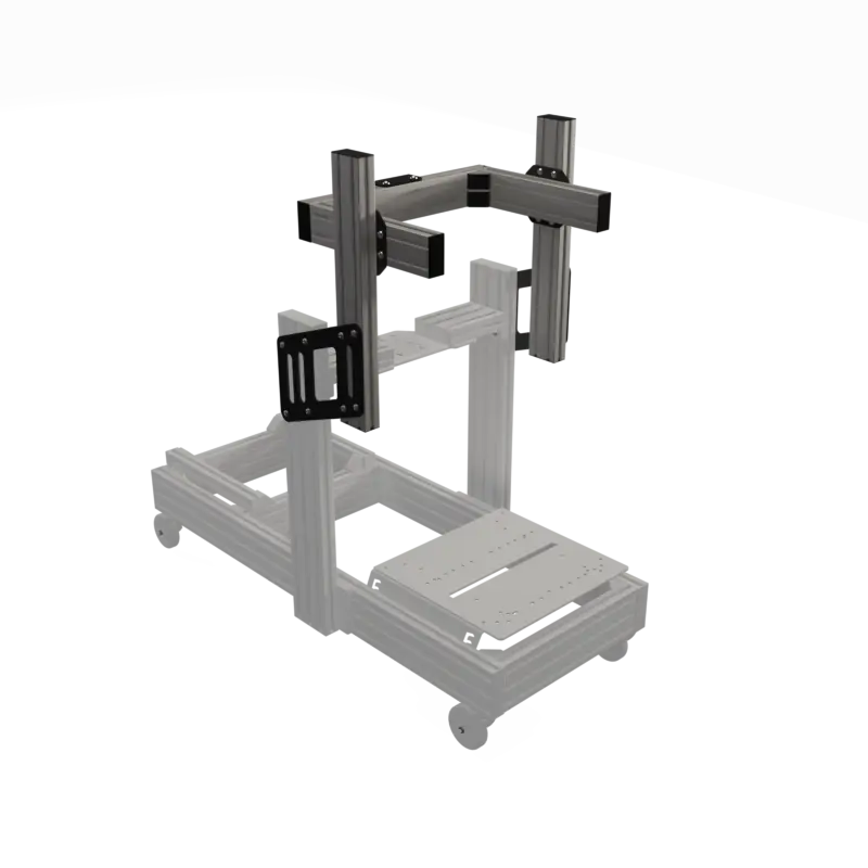 EG EVO Single Screen Add-On - Standard Aluminium