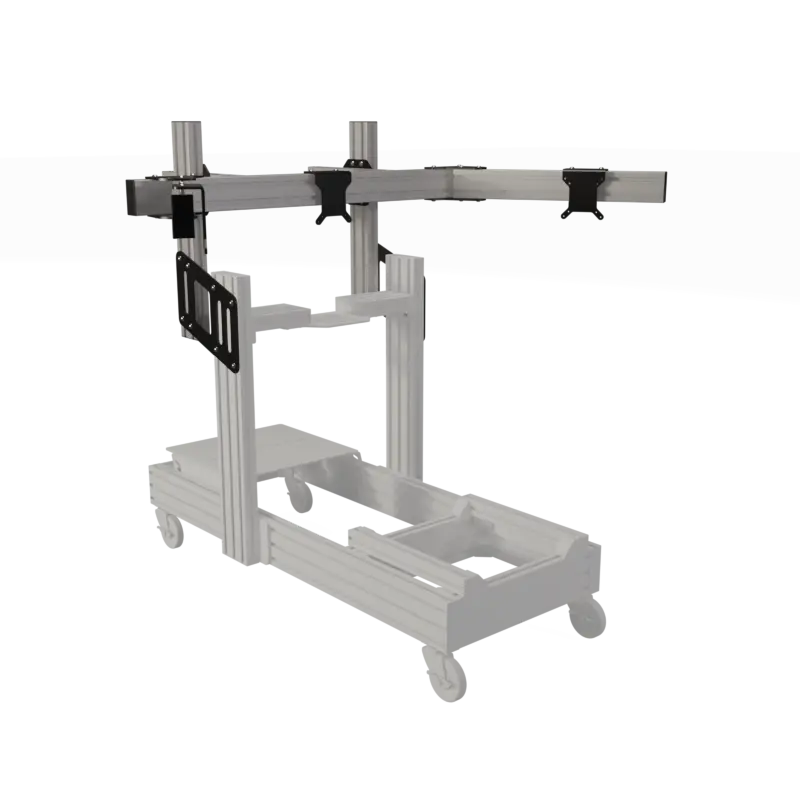 EG EVO Triple Screen Add-On - Standard Aluminium