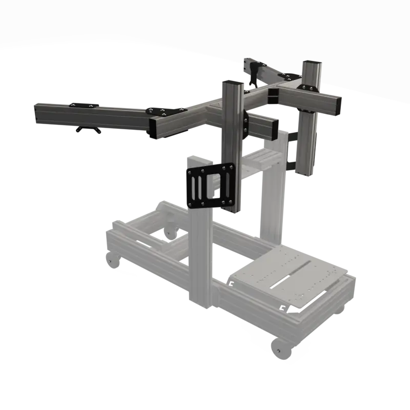 EG EVO Triple Screen Add-On - Standard Aluminium