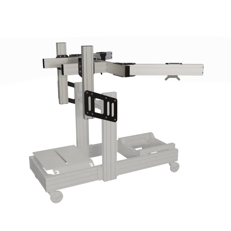 EG EVO Triple Screen Add-On - Standard Aluminium