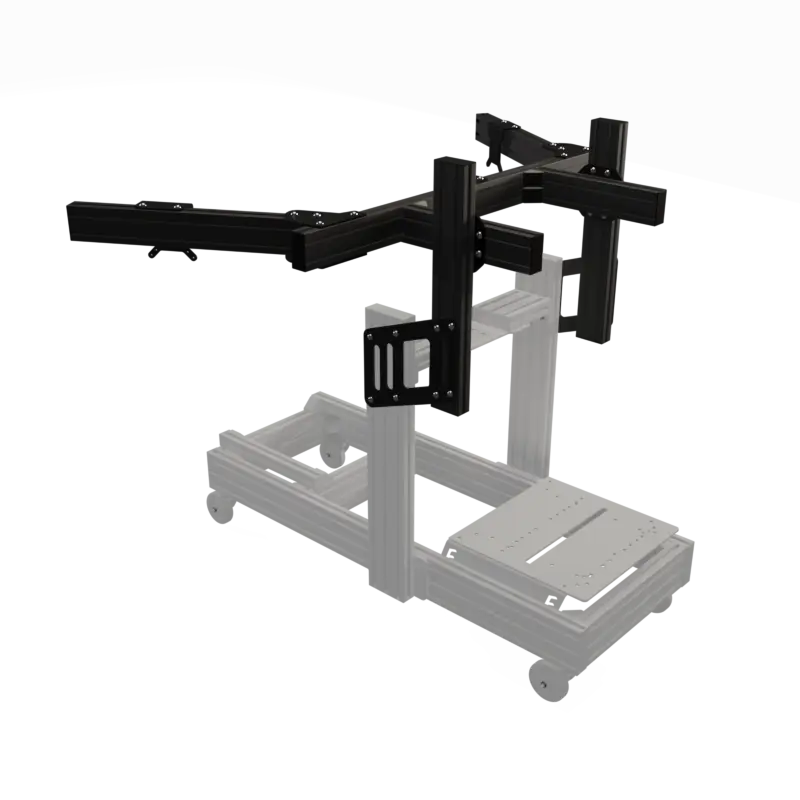 EG EVO Triple Screen Add-On - Anodized in Black