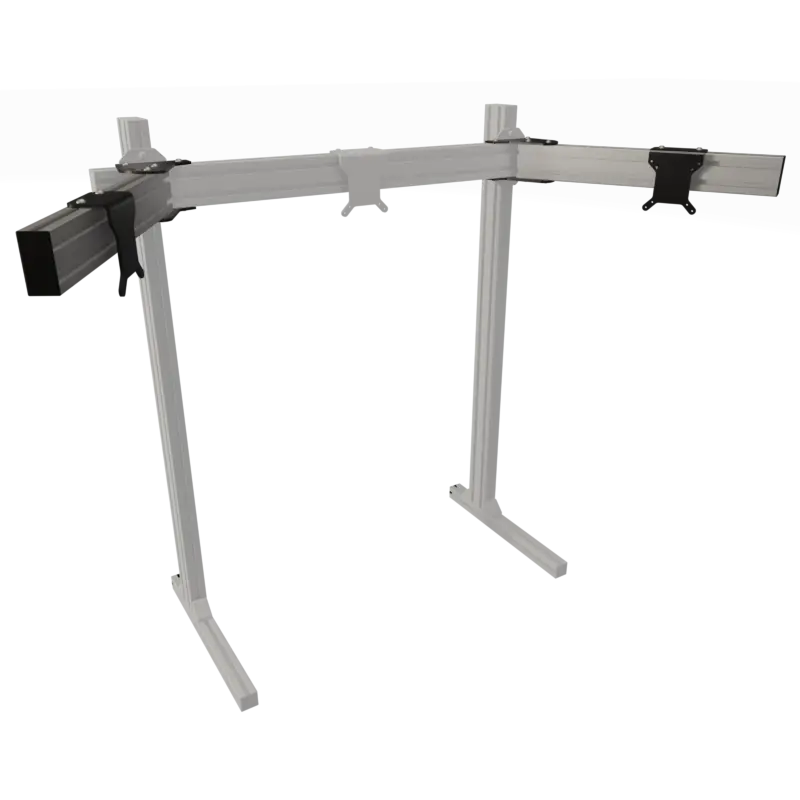 EG EVO Triple Screen Arm Add-On - Standard Aluminium