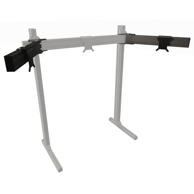 EG EVO Triple Screen Arm Add-On - Anodized in Black