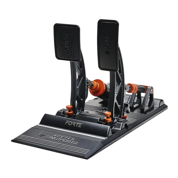 Asetek SimSports® Forte® Sim Racing Pedals Brake & Throttle