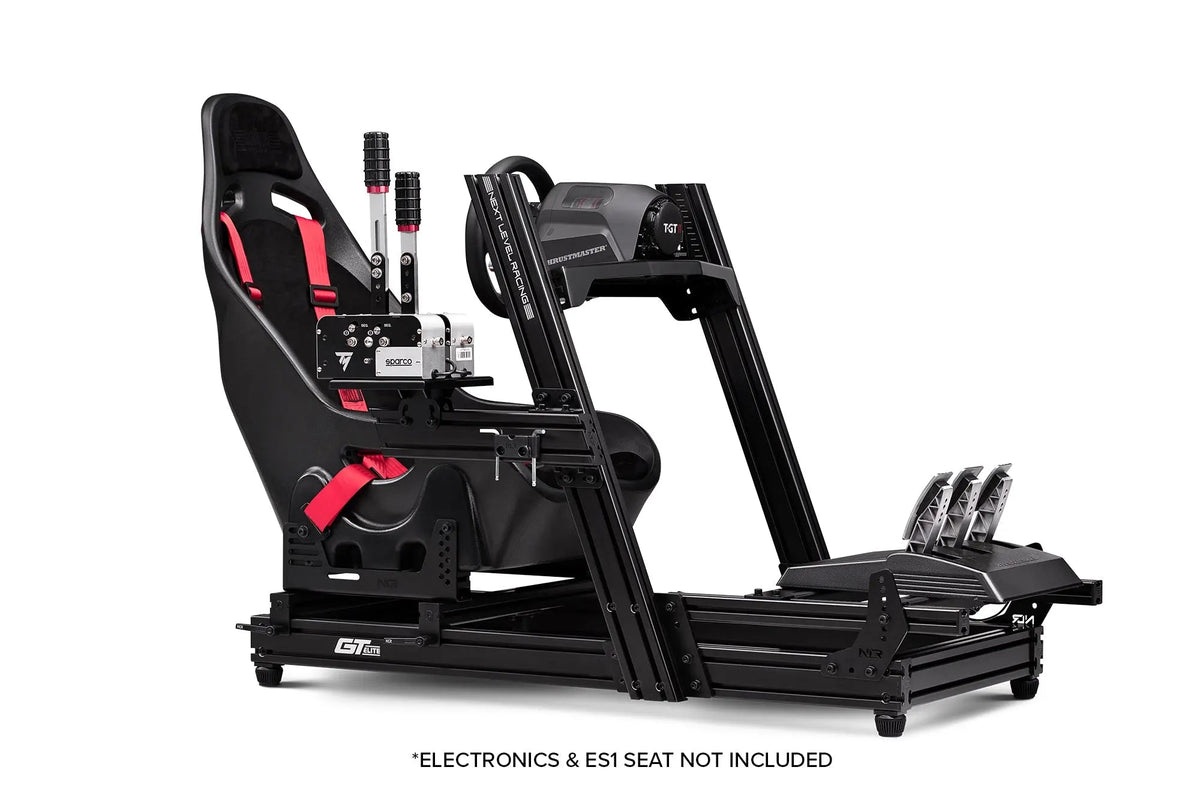 Next Level Racing - GTElite Aluminium Simulator Cockpit - Wheel Plate Edition