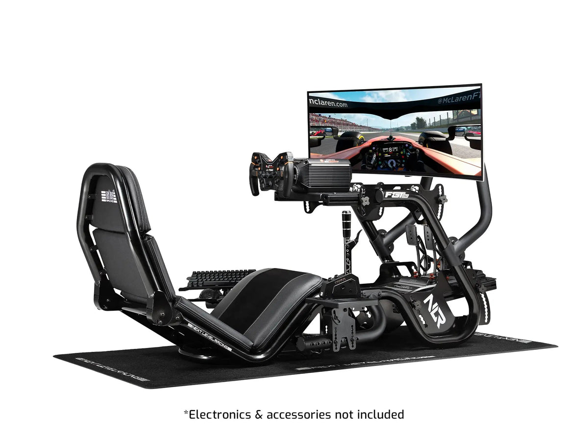 Next Level Racing - F-GT Pro Formula and GT Racing Simulator Cockpit- Black Edition