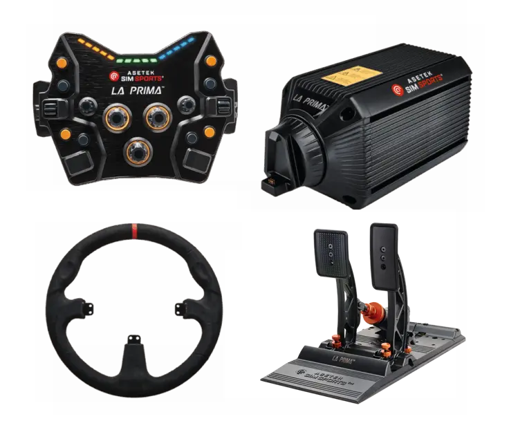 Asetek SimSports® La Prima™ Sim Racing GT Bundle